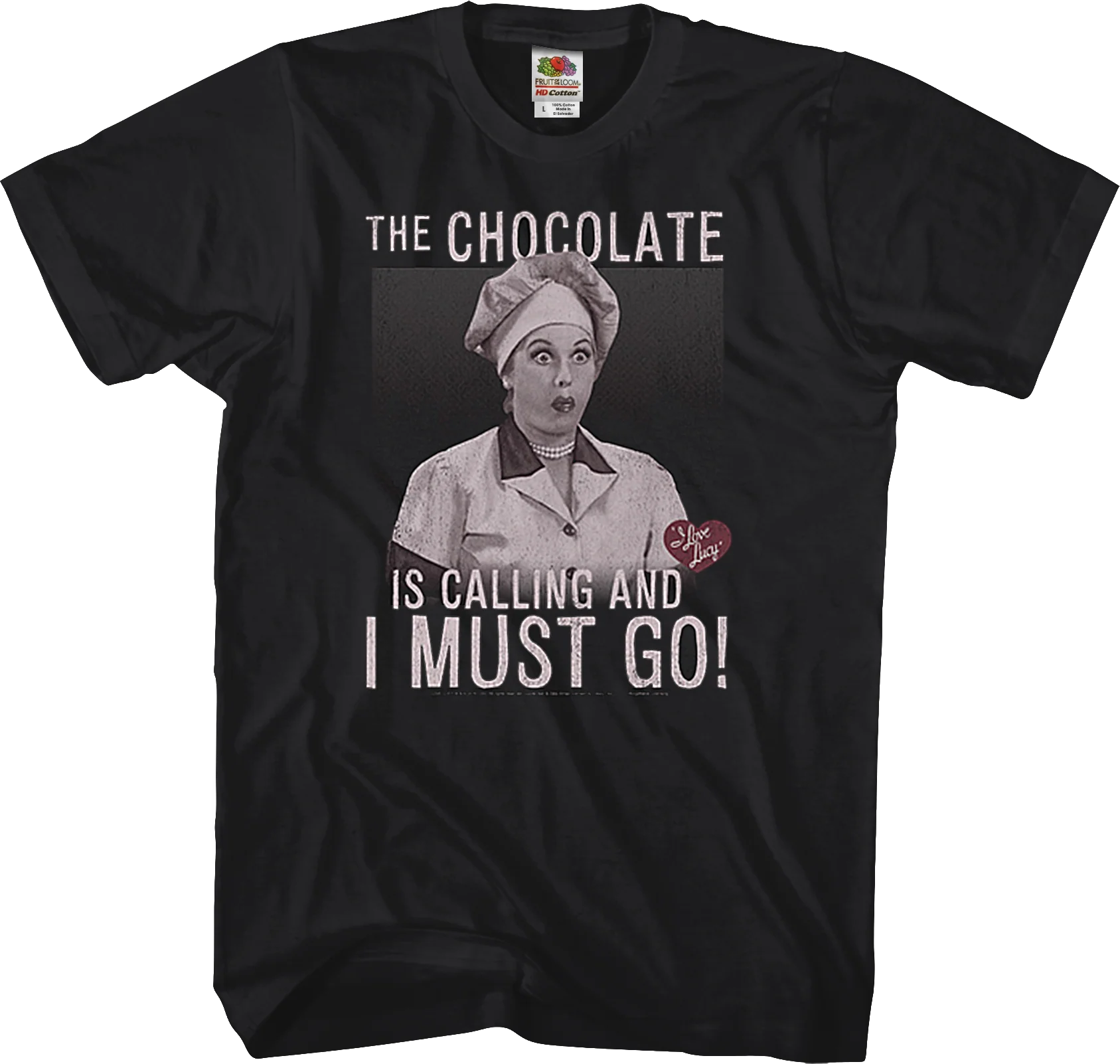 Chocolate Is Calling I Love Lucy T-Shirt