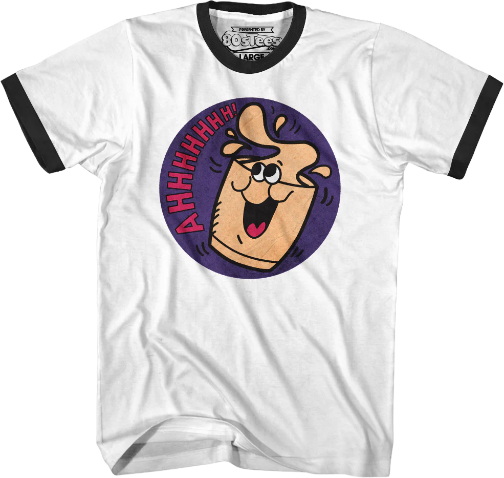 Chocolate Milk Scratch & Sniff Sticker T-Shirt - Image 16