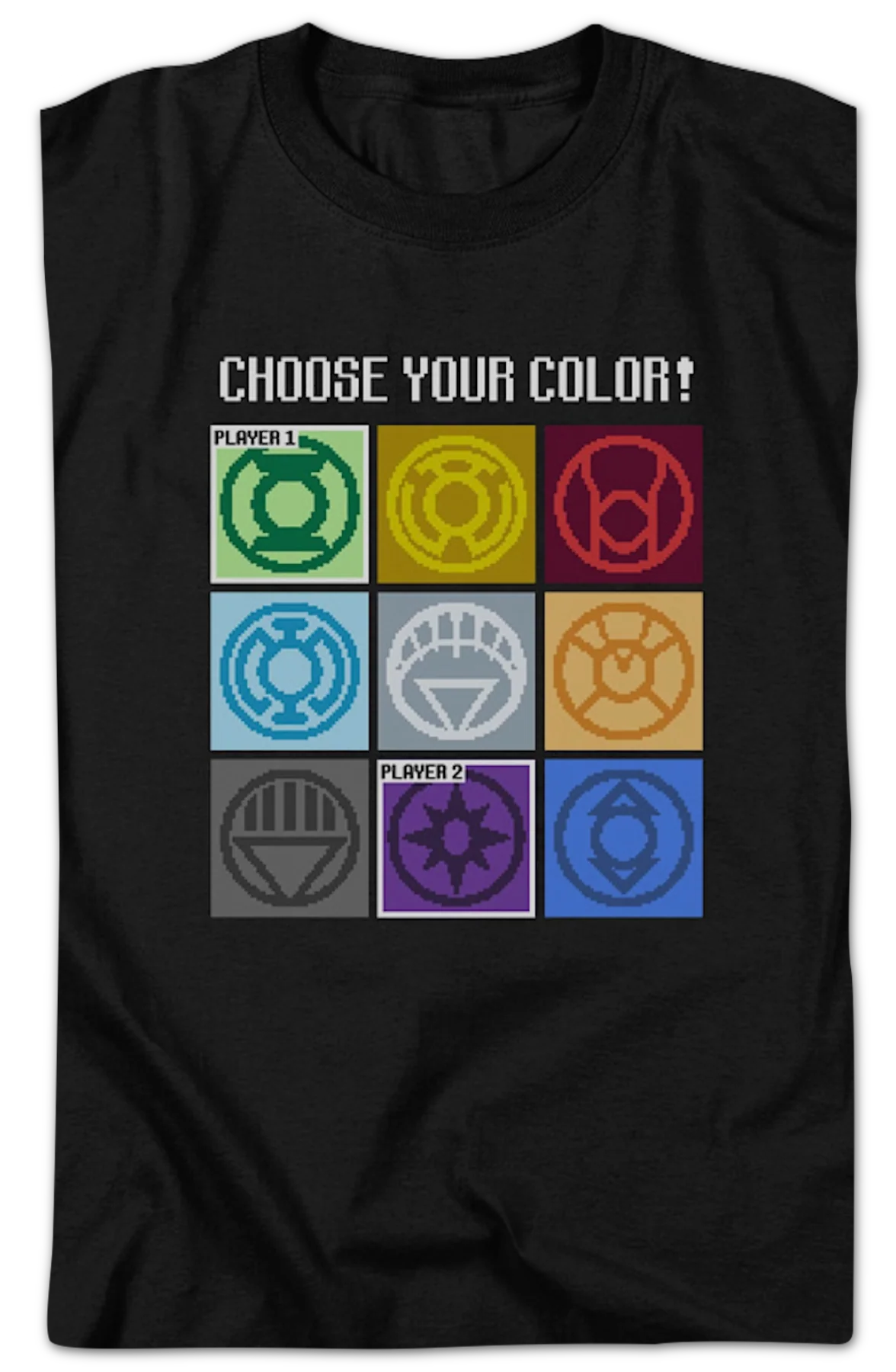 Choose Your Color Green Lantern DC Comics T-Shirt - Image 2