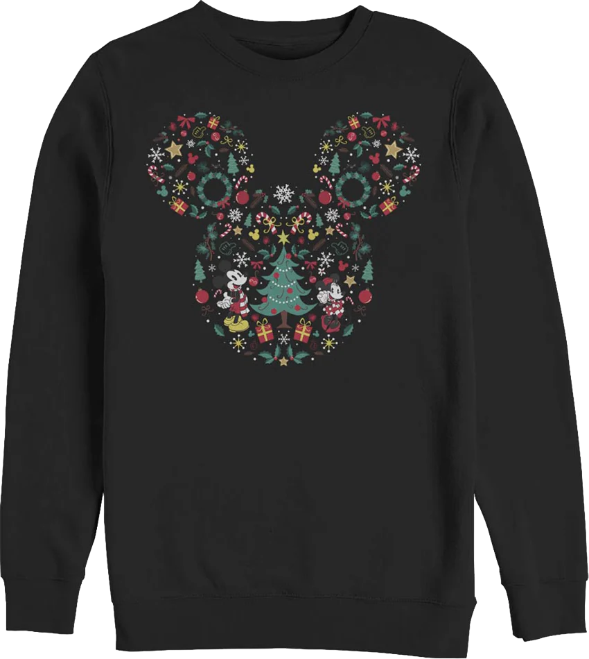 Christmas Design Mickey Mouse Sweatshirt