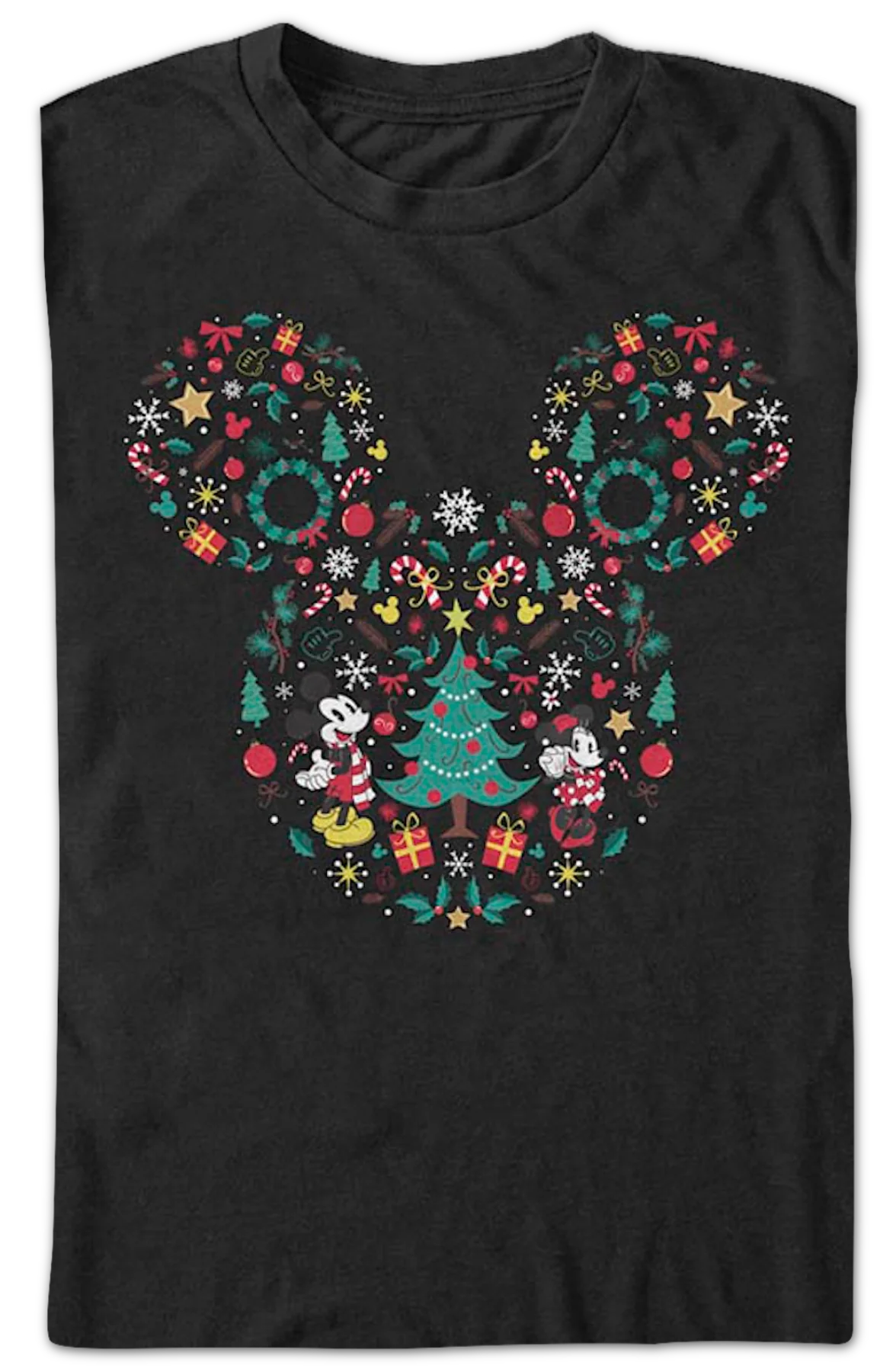 Christmas Design Mickey Mouse T-Shirt - Image 2