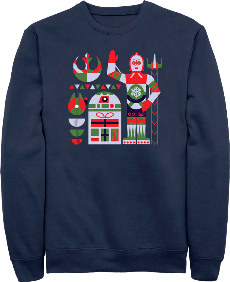 Christmas Droids Star Wars Sweatshirt