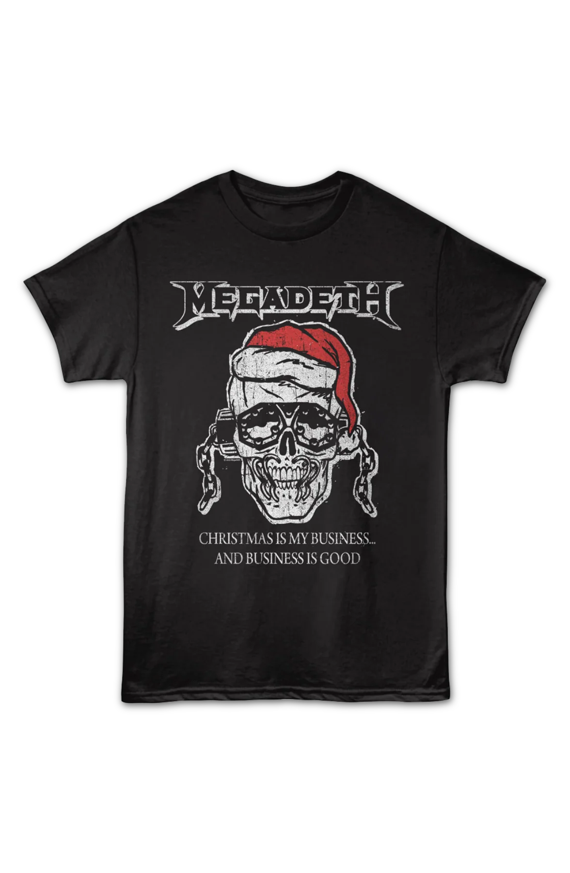 Christmas Is My Business...And Business Is Good Megadeth T-Shirt - Image 2