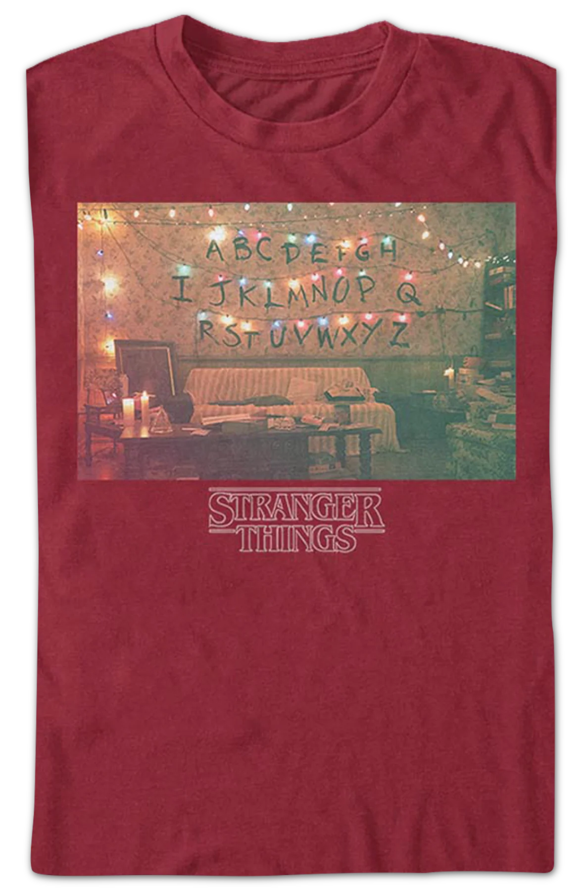 Christmas Lights Stranger Things T-Shirt - Image 2