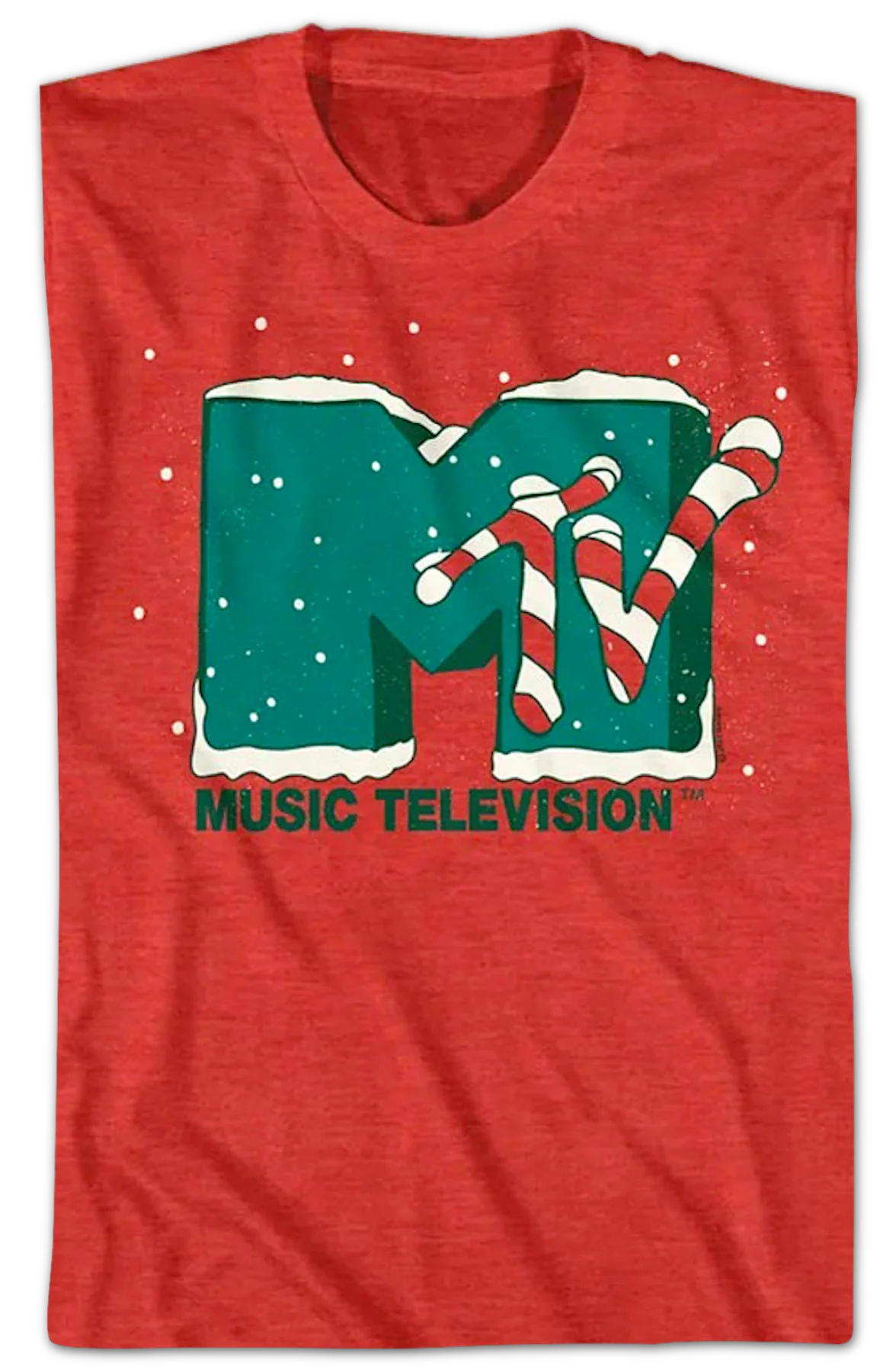 Christmas Snowfall Logo MTV Shirt - Image 2