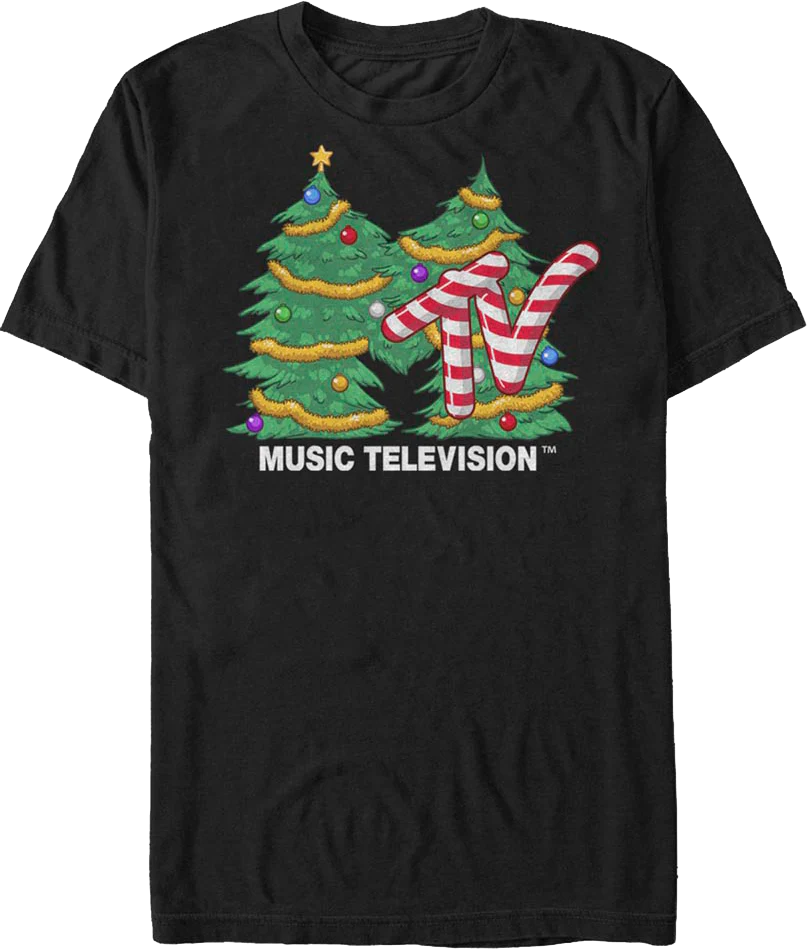 Christmas Tree Logo MTV T-Shirt