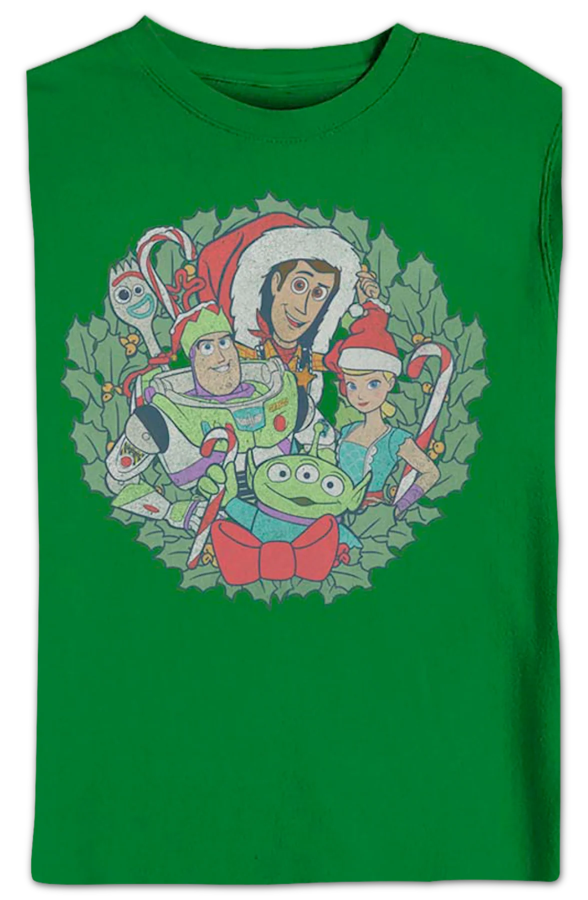 Christmas Wreath Toy Story Sweatshirt - Image 2