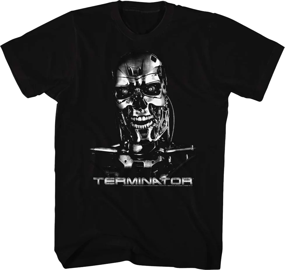 Chrome Endoskeleton Terminator T-Shirt