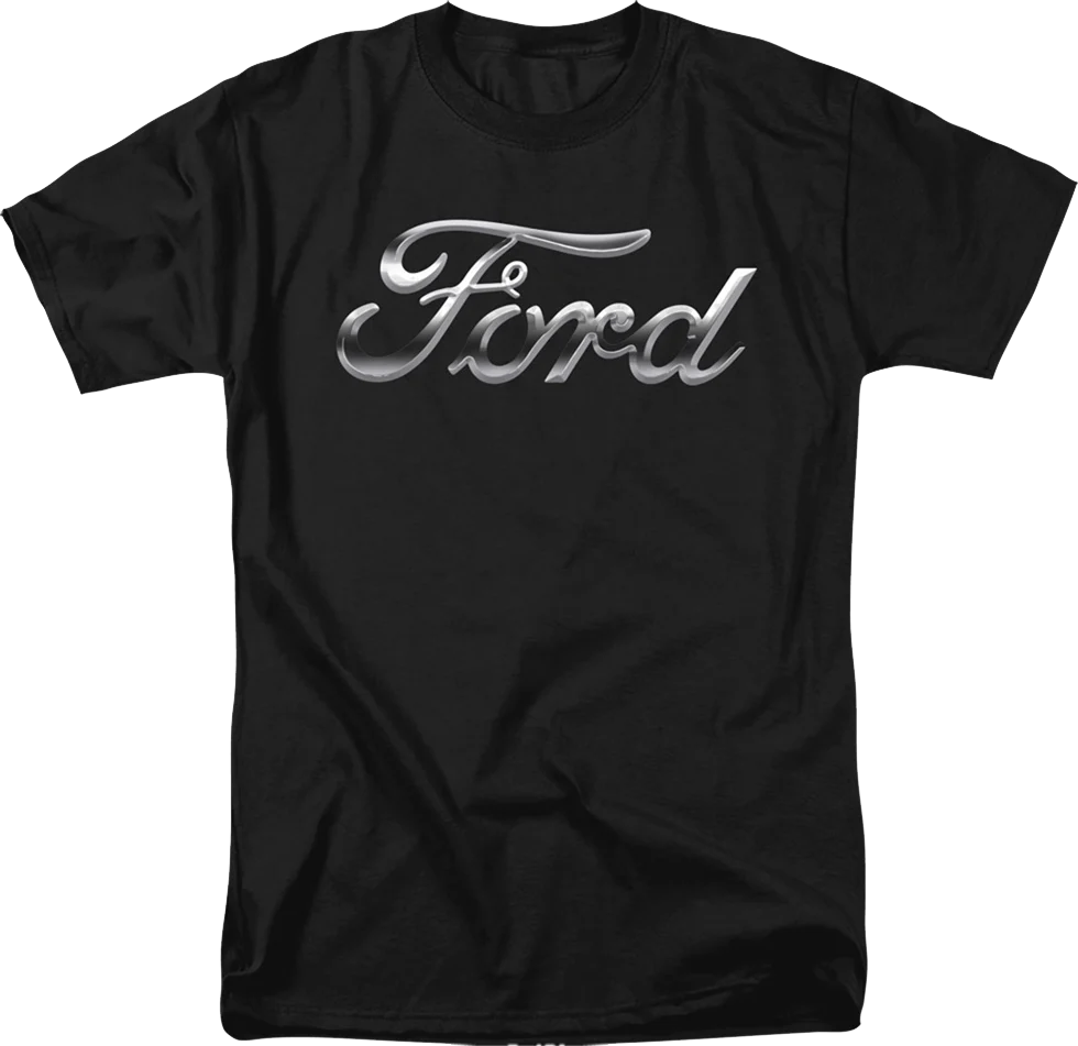 Chrome Logo Ford T-Shirt