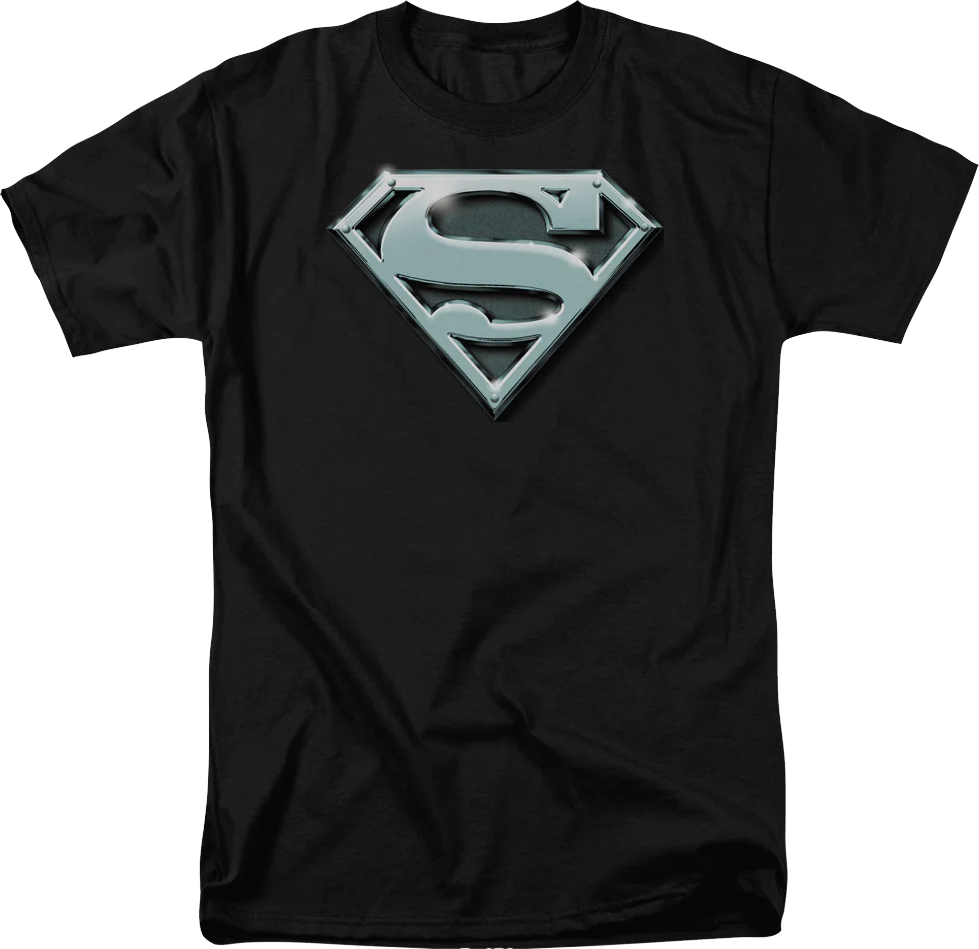 Chrome Logo Superman DC Comics T-Shirt