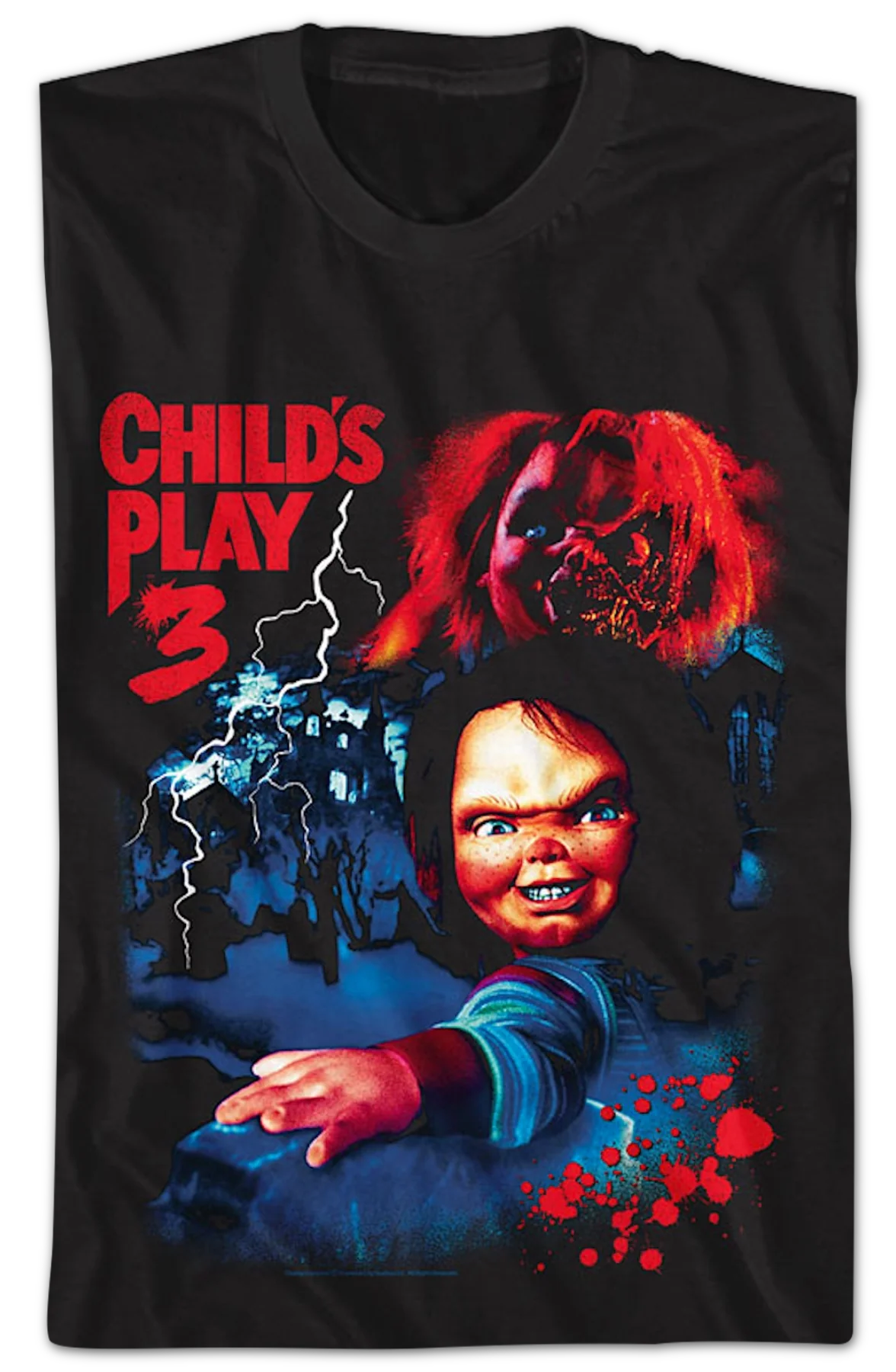 Chucky Collage Child's Play 3 T-Shirt - Image 2