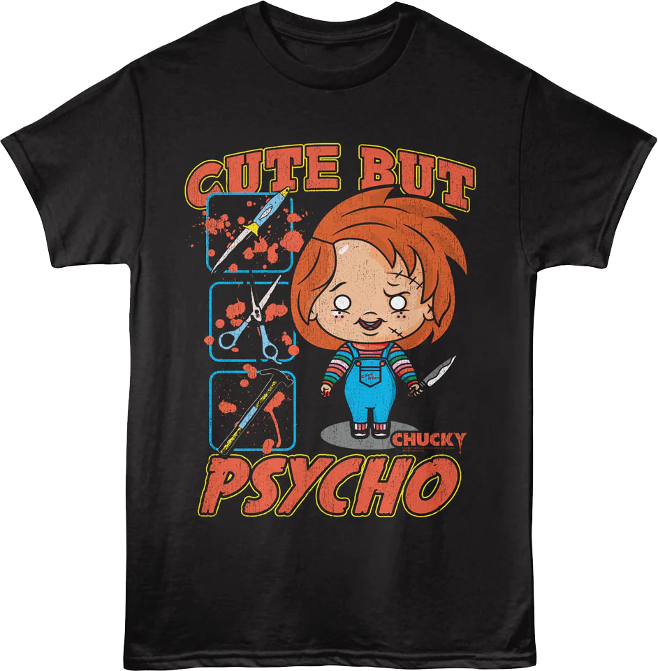 Chucky Cute But Psycho Child's Play T-Shirt