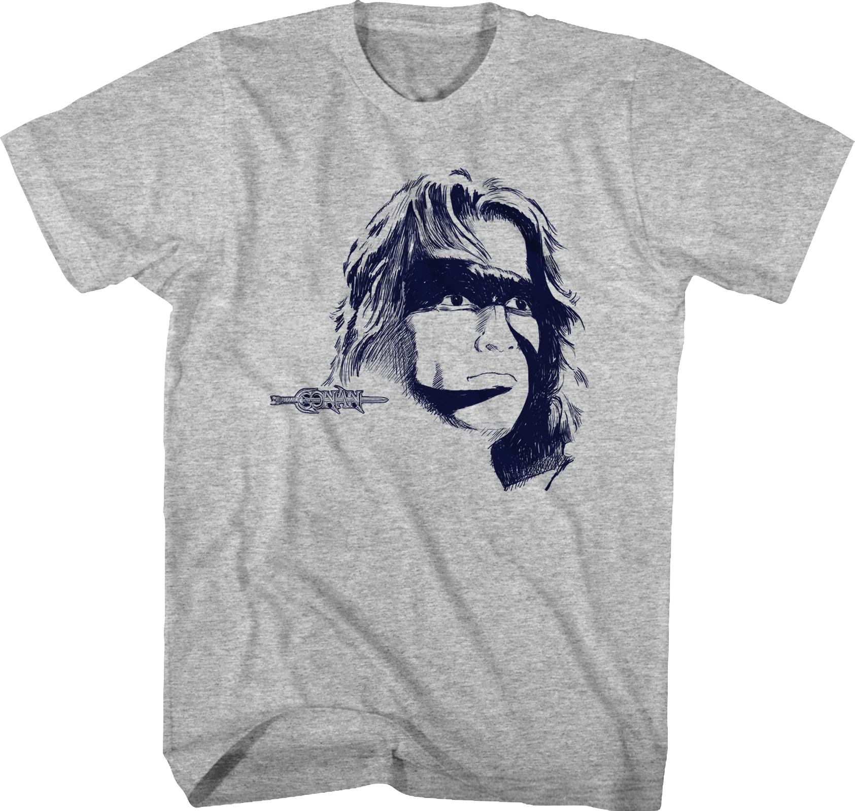Cimmerian Sketch Conan The Barbarian T-Shirt