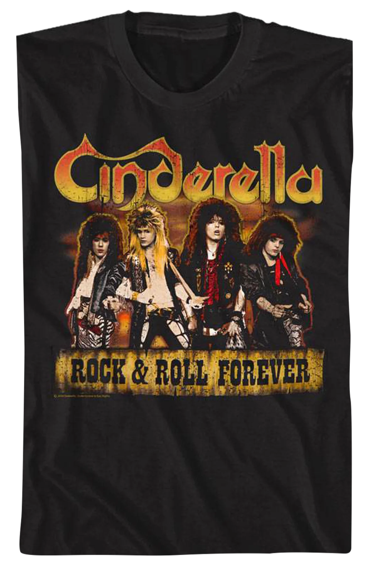 Cinderella Rock and Roll Forever T-Shirt - Image 2