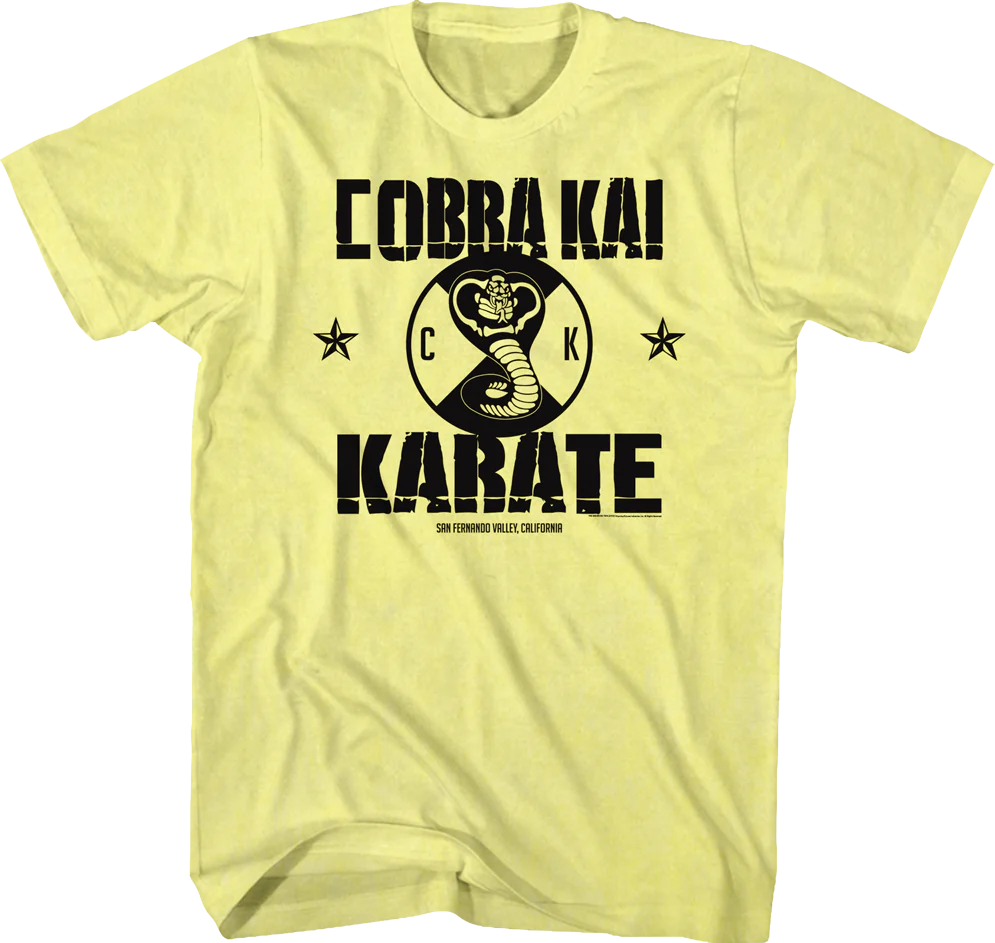 Circle Cobra Kai Logo Karate Kid T-Shirt