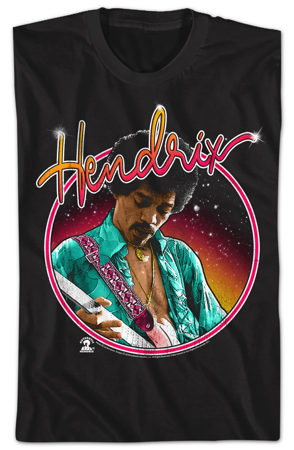Circle Jimi Hendrix T-Shirt - Image 2