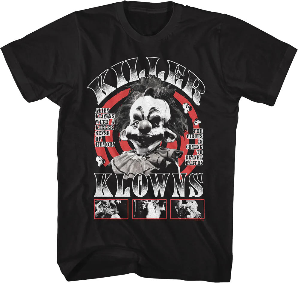 Circus Poster Killer Klowns From Outer Space T-Shirt