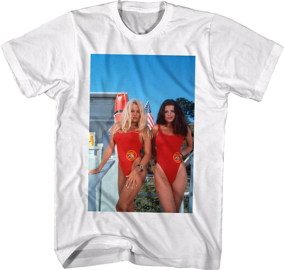 CJ Parker and Caroline Holden Baywatch T-Shirt