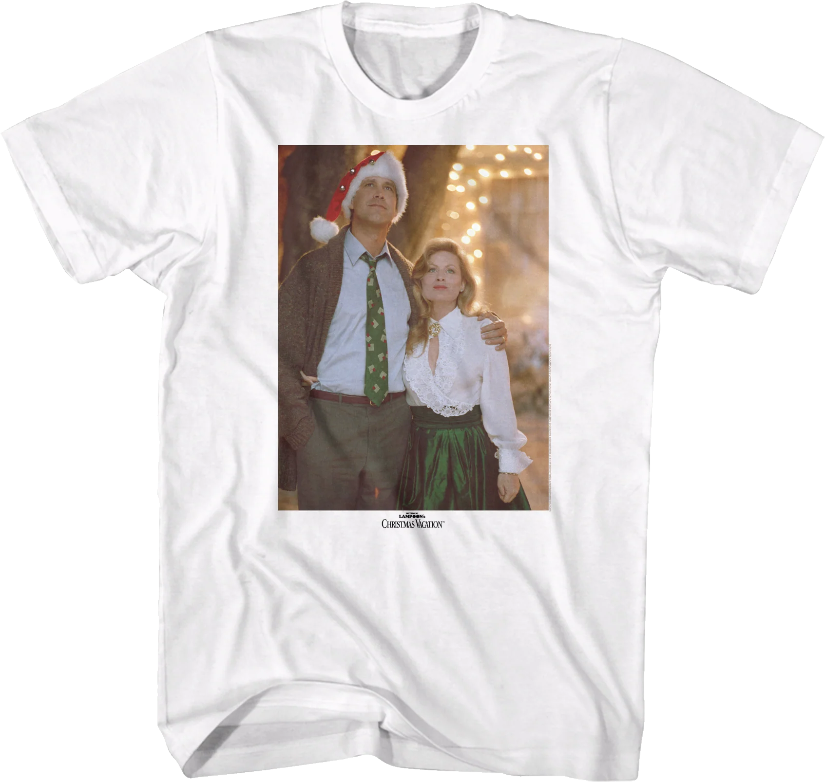 Clark And Ellen Griswold Christmas Vacation T-Shirt - Image 2