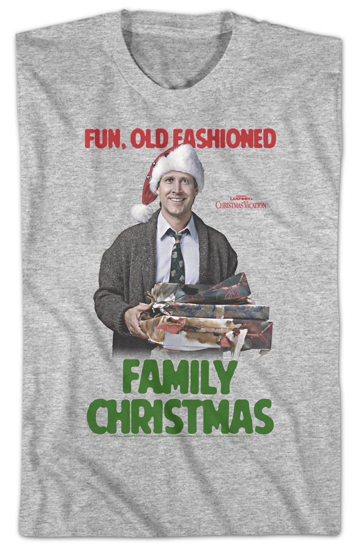 Clark Griswold Fun Old Fashioned Christmas Vacation T-Shirt - Image 2