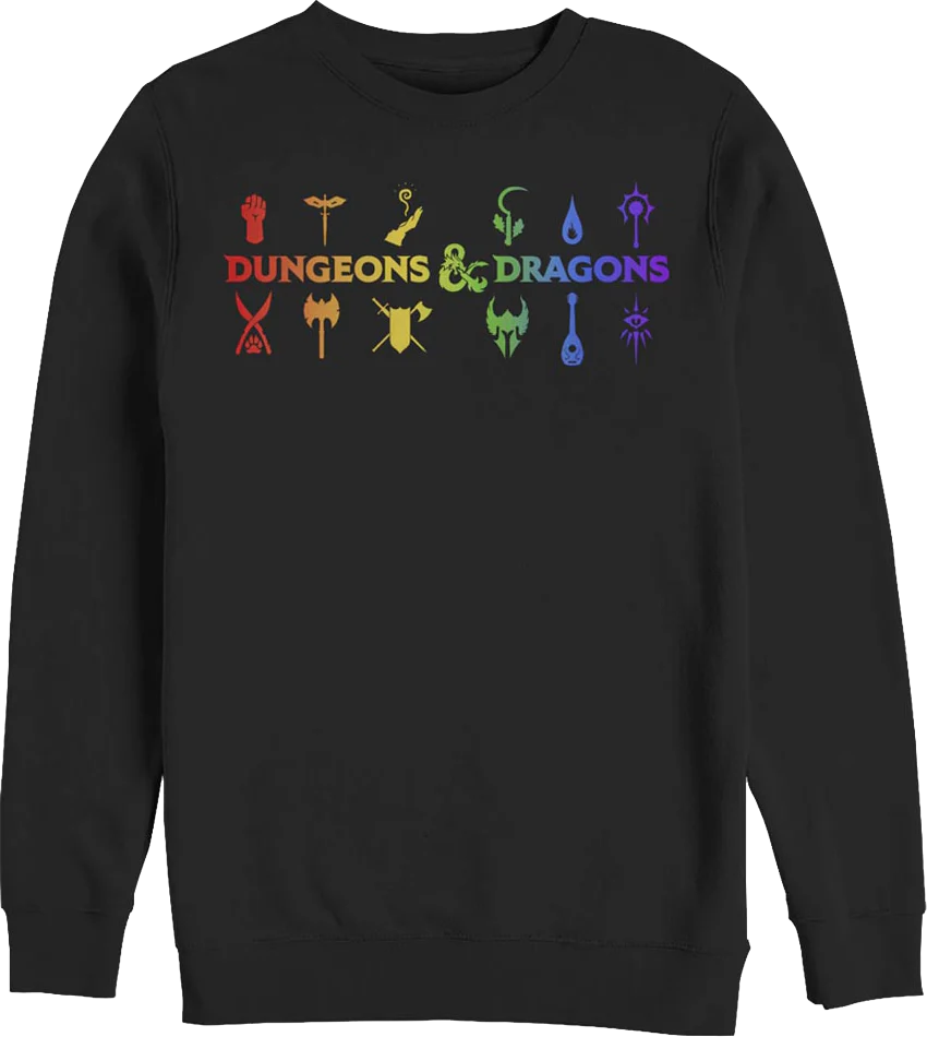 Class Logos Dungeons & Dragons Sweatshirt