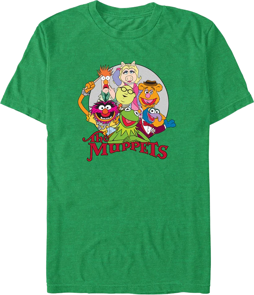 Classic Characters Group Photo Muppets T-Shirt