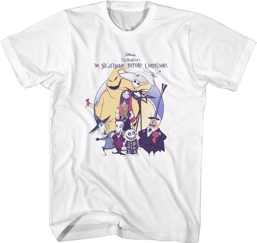 Classic Characters Nightmare Before Christmas T-Shirt