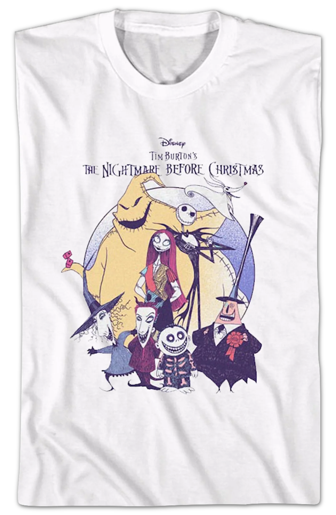 Classic Characters Nightmare Before Christmas T-Shirt - Image 2