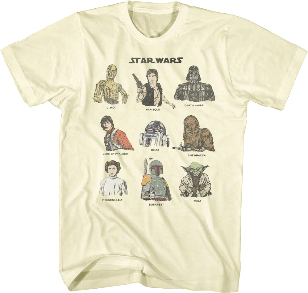Classic Characters Star Wars T-Shirt