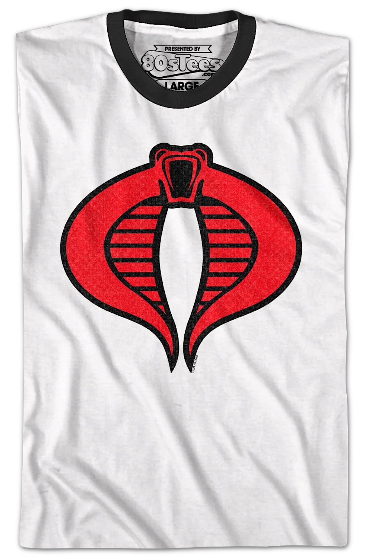 Classic Cobra Logo GI Joe Ringer Shirt - Image 2