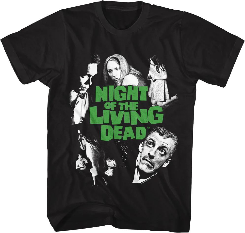 Classic Collage Night Of The Living Dead T-Shirt