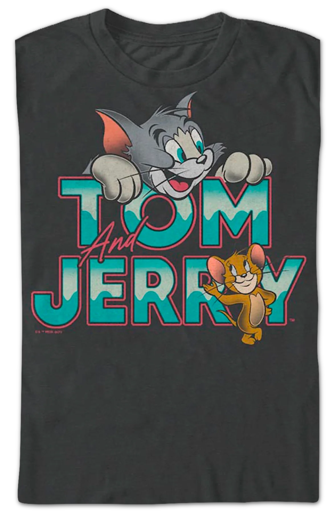 Classic Frenemies Tom And Jerry T-Shirt - Image 2