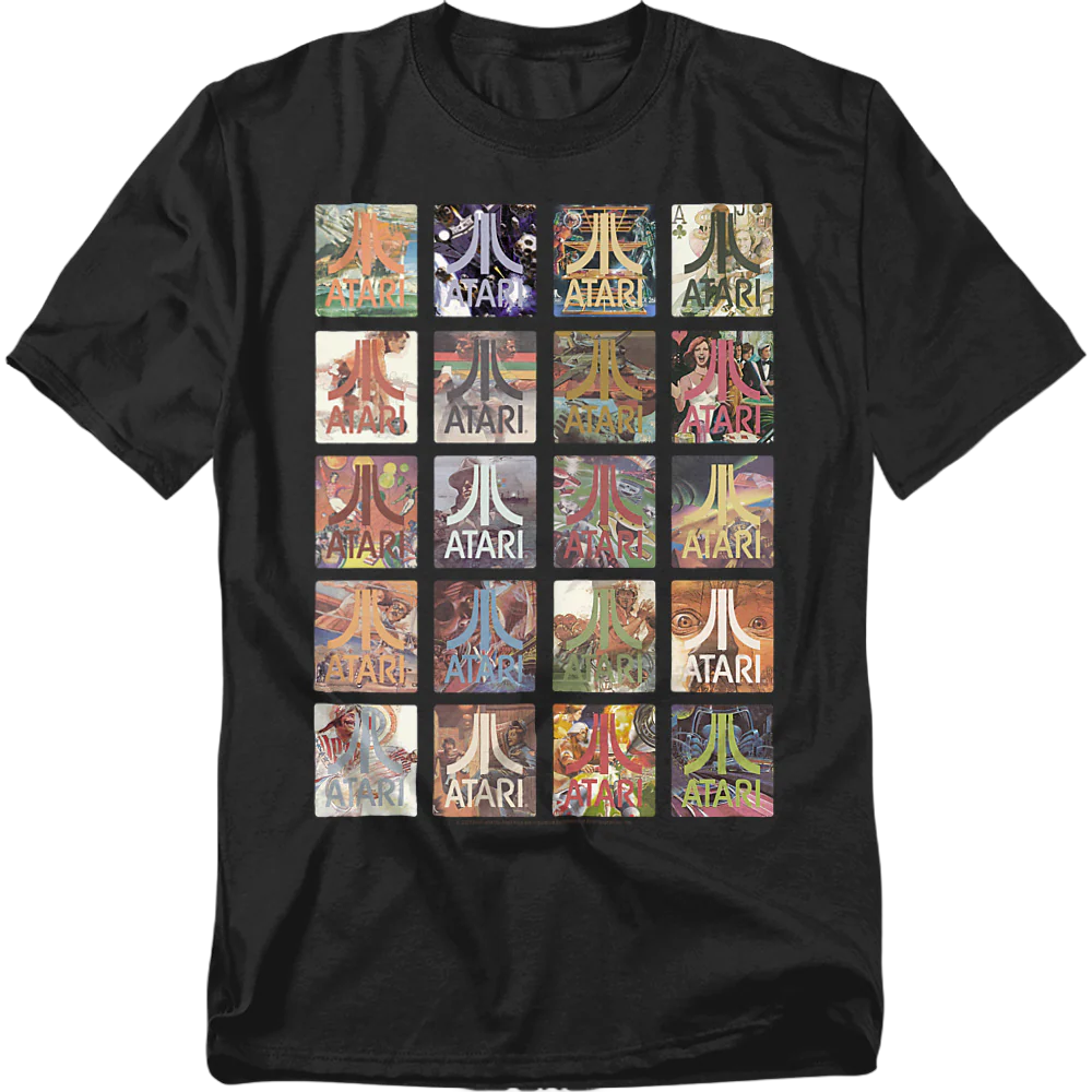 Classic Games Collage Atari T-Shirt