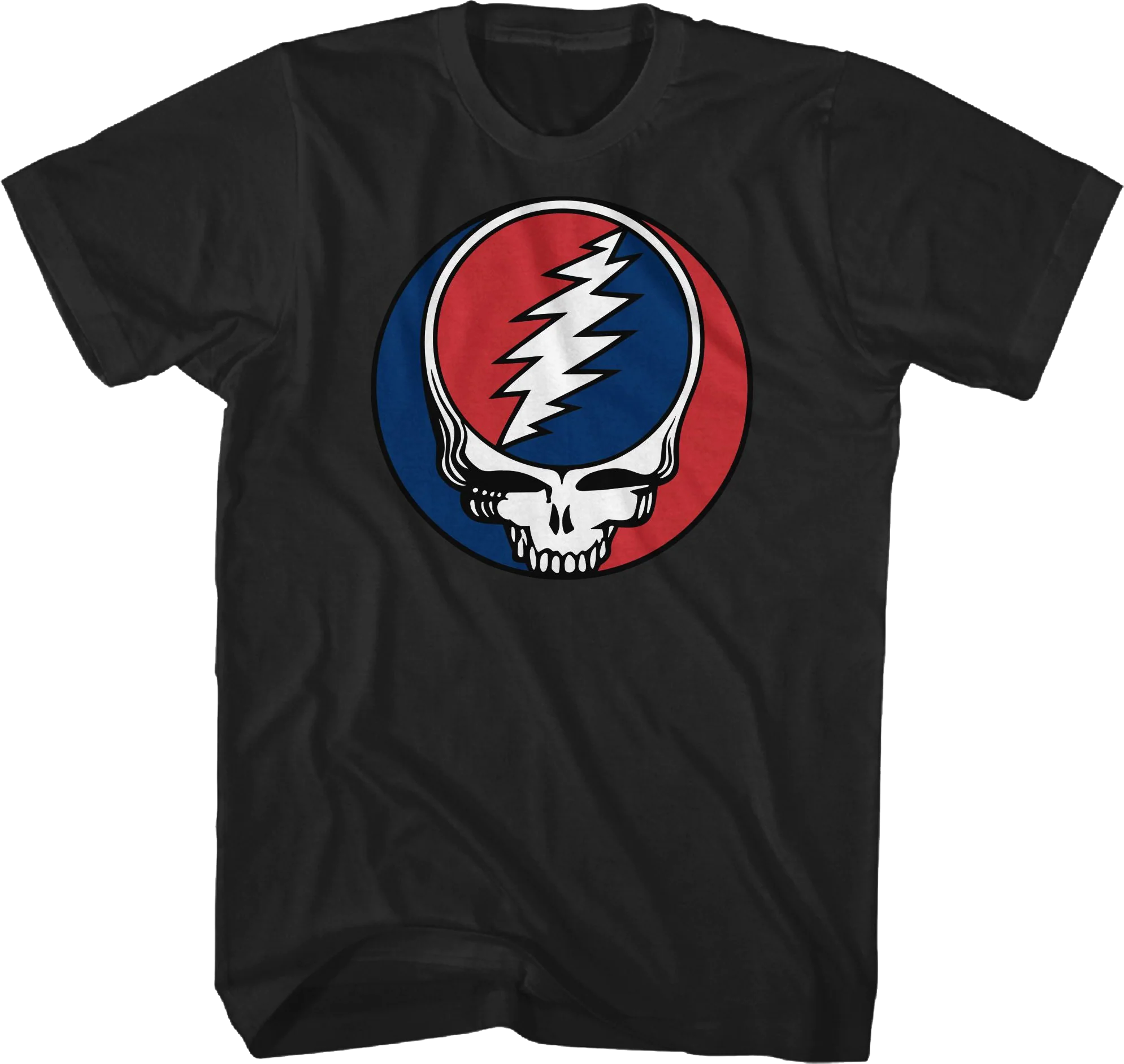 Classic Lightning Skull Logo Grateful Dead T-Shirt
