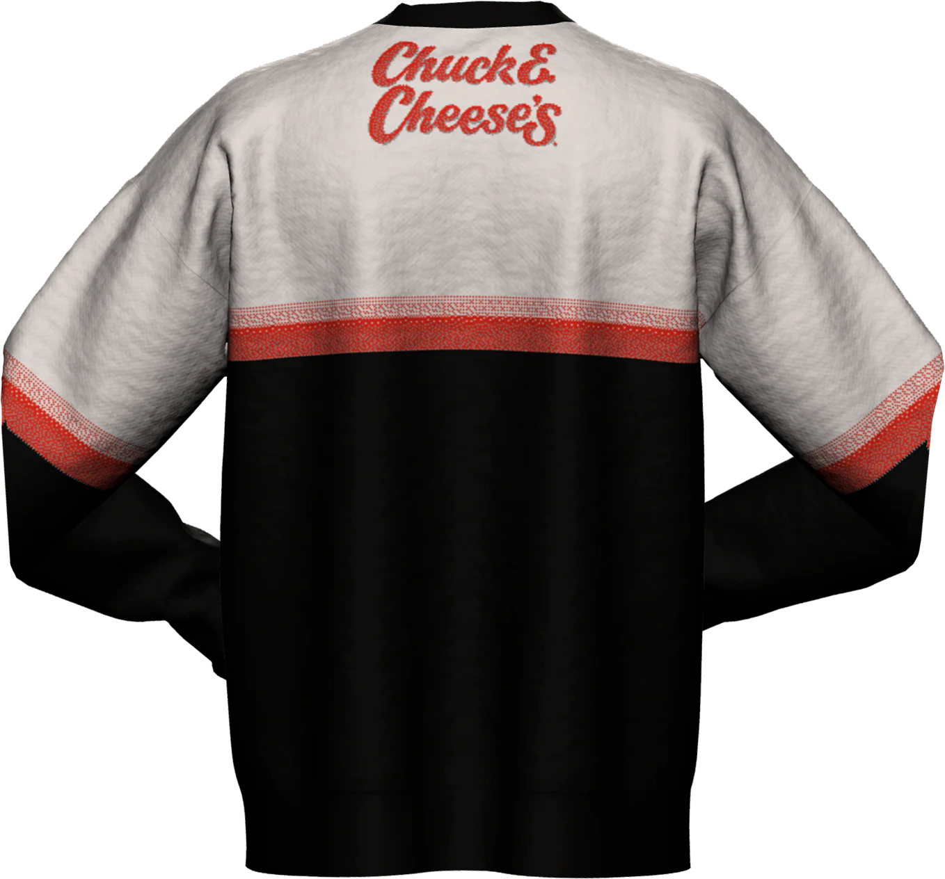 Classic Logo Chuck E. Cheese Knitted Sweater - Image 3