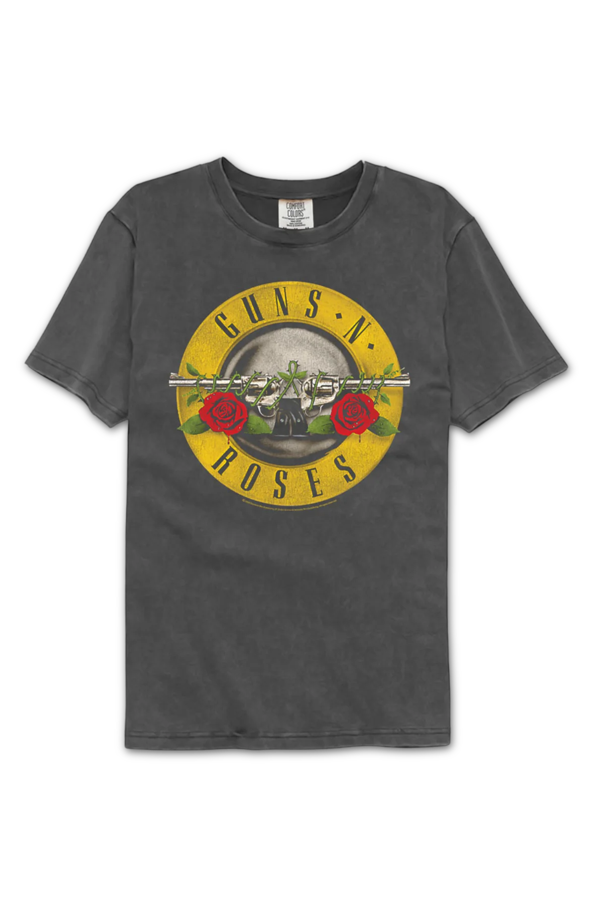 Classic Logo Guns N' Roses Comfort Colors Brand T-Shirt - Image 2