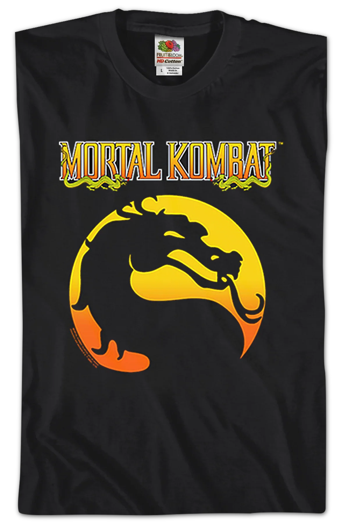 Classic Logo Mortal Kombat T-Shirt - Image 2