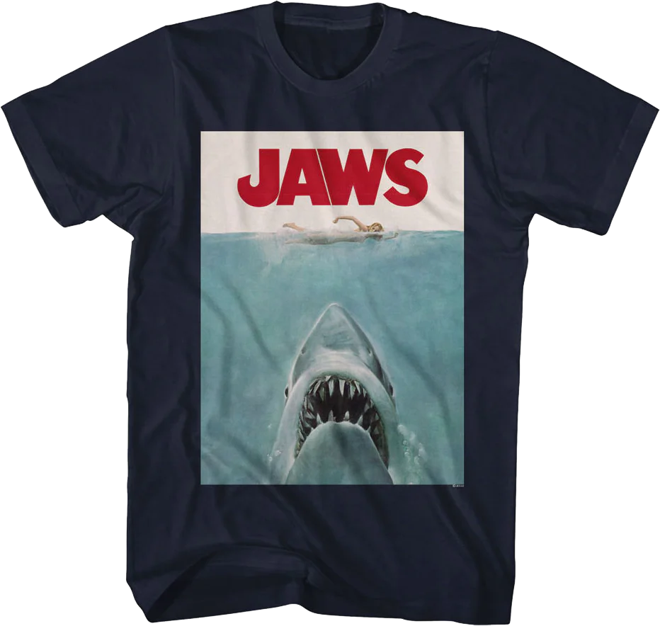 Classic Movie Poster Jaws T-Shirt