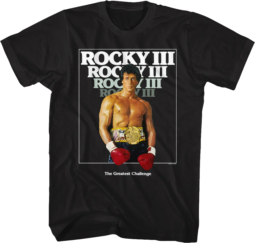 Classic Poster Rocky III T-Shirt