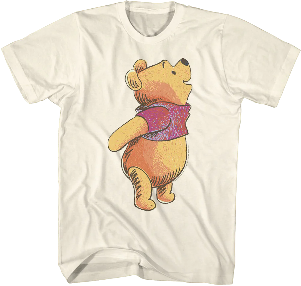 Classic Sketch Winnie The Pooh T-Shirt