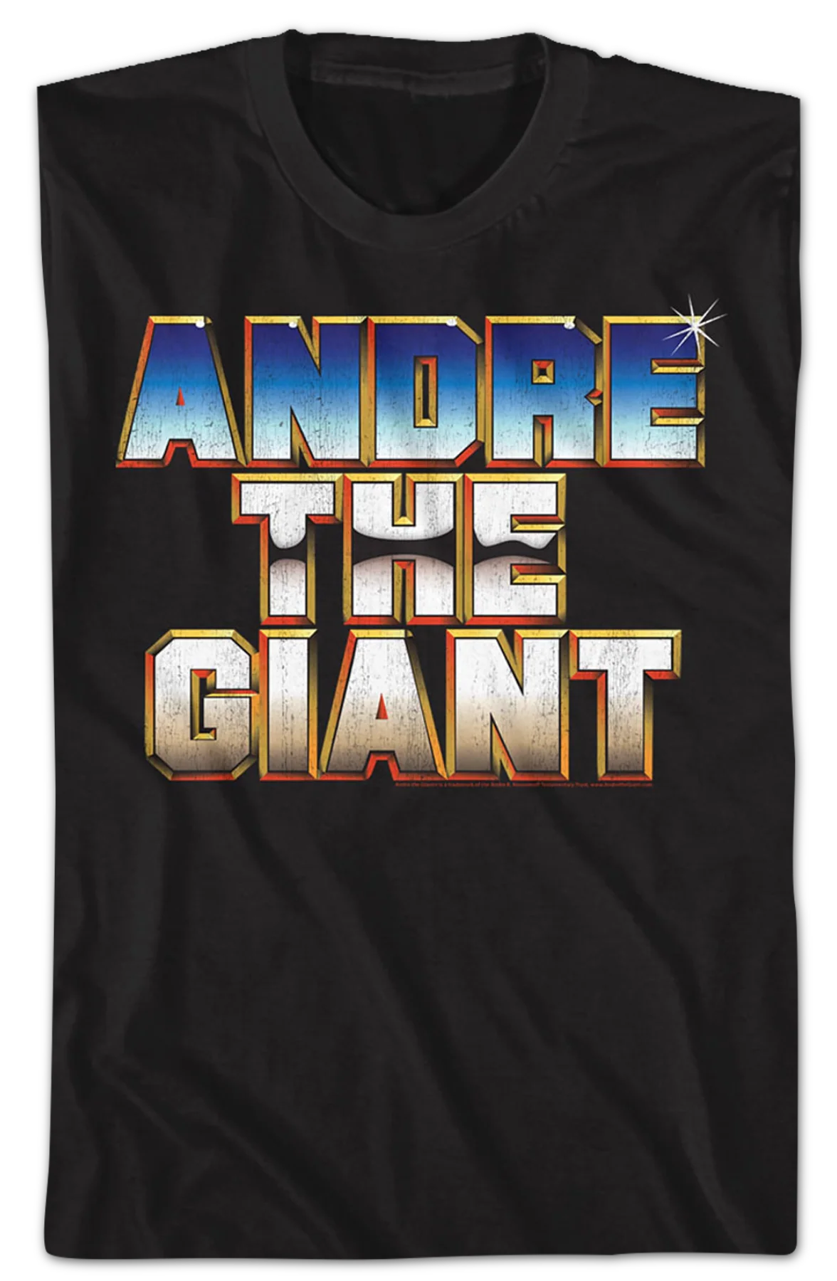 Classic Text Andre The Giant T-Shirt - Image 2