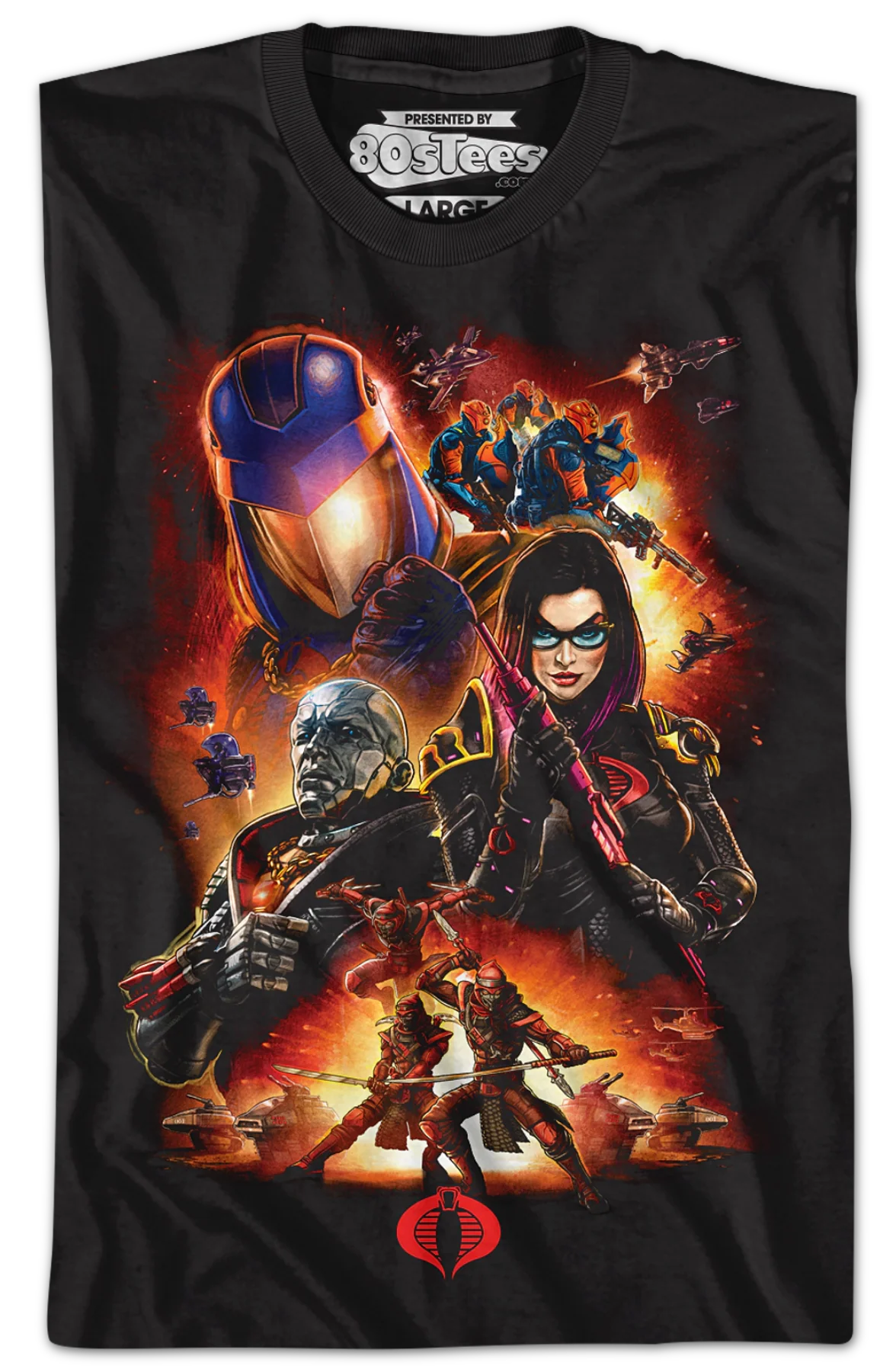 Classified Cobra Collage GI Joe T-Shirt - Image 2