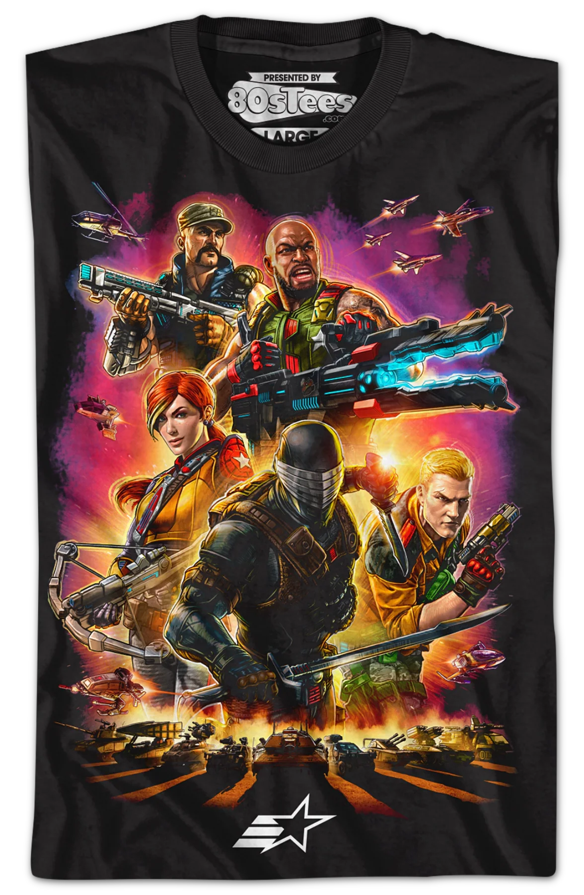 Classified Joes Collage GI Joe T-Shirt - Image 2