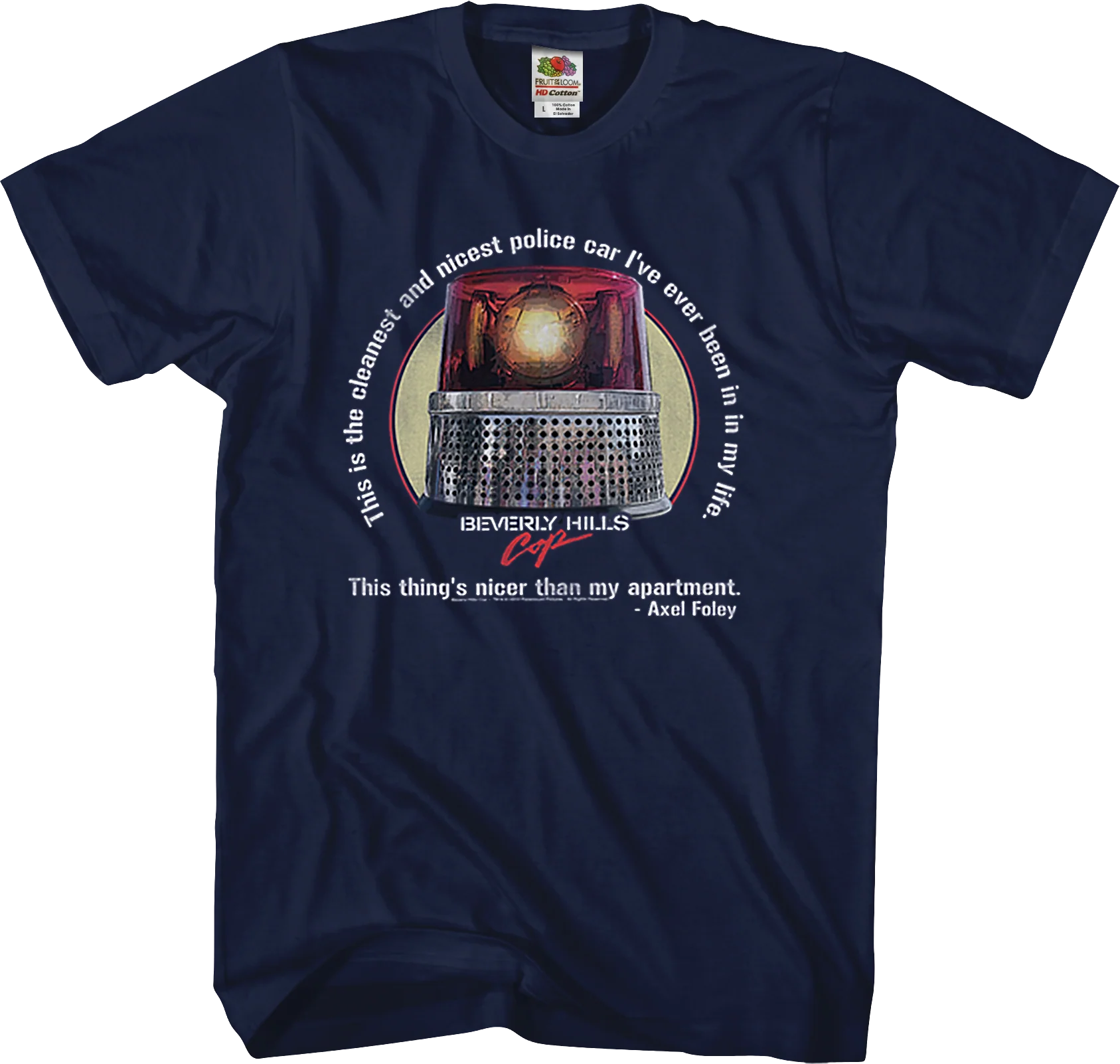 Cleanest and Nicest Police Car Beverly Hills Cop T-Shirt
