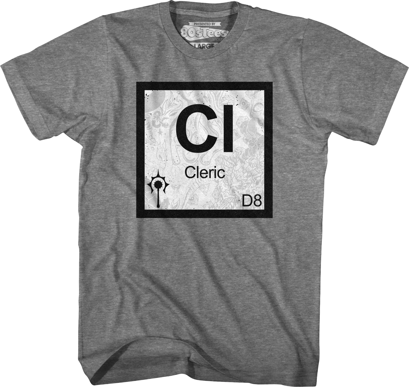 Cleric Element Symbol Dungeons & Dragons T-Shirt