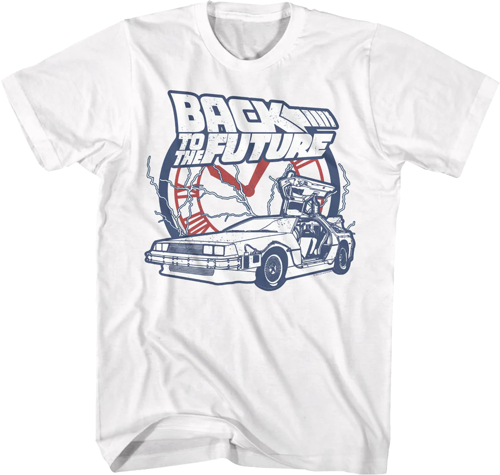 Clock Collage Back To The Future T-Shirt