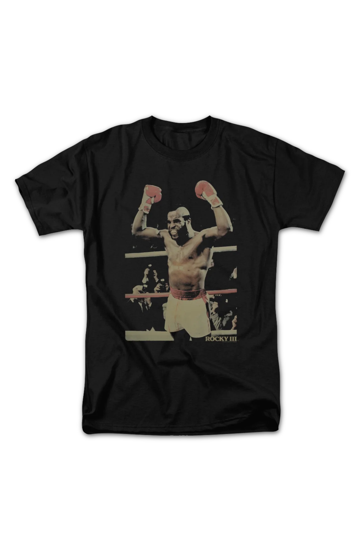 Clubber Lang Celebrating Rocky III T-Shirt - Image 2