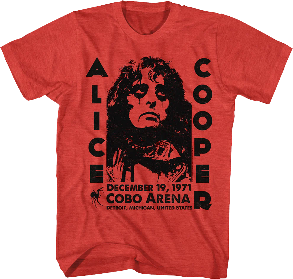 Cobo Arena Alice Cooper T-Shirt