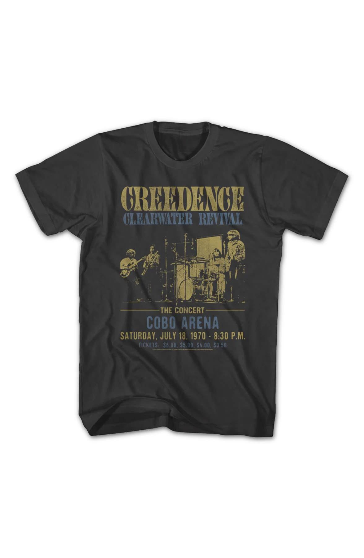 Cobo Arena Concert Creedence Clearwater Revival T-Shirt - Image 2