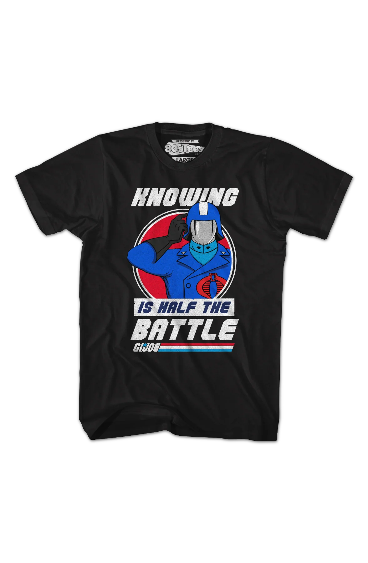 Cobra Commander Knowing Is Half The Battle GI Joe T-Shirt - Image 2